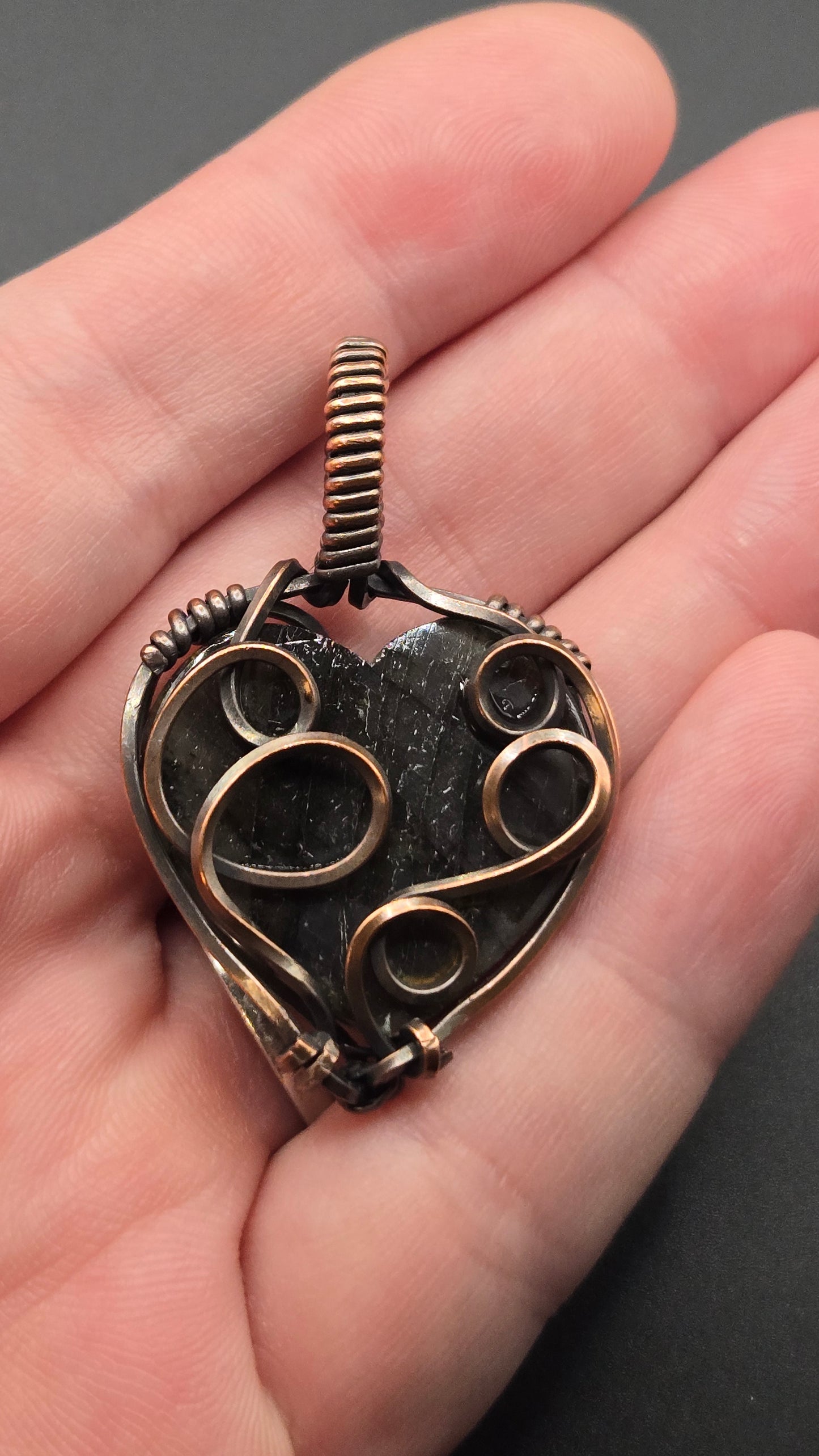 Labradorite Wire Wrapped Pendant