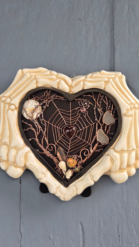 Web of Love Wire Wrapped Home Decor