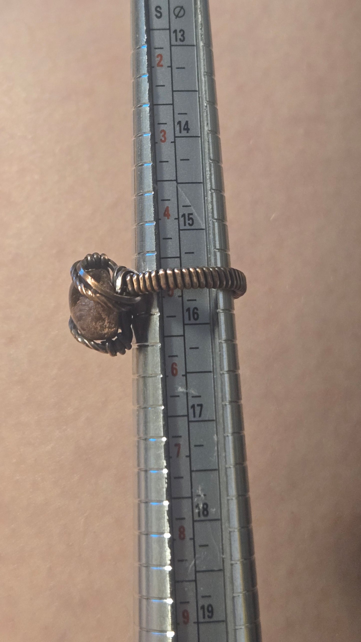 Garden Quartz Wire Wrapped Ring