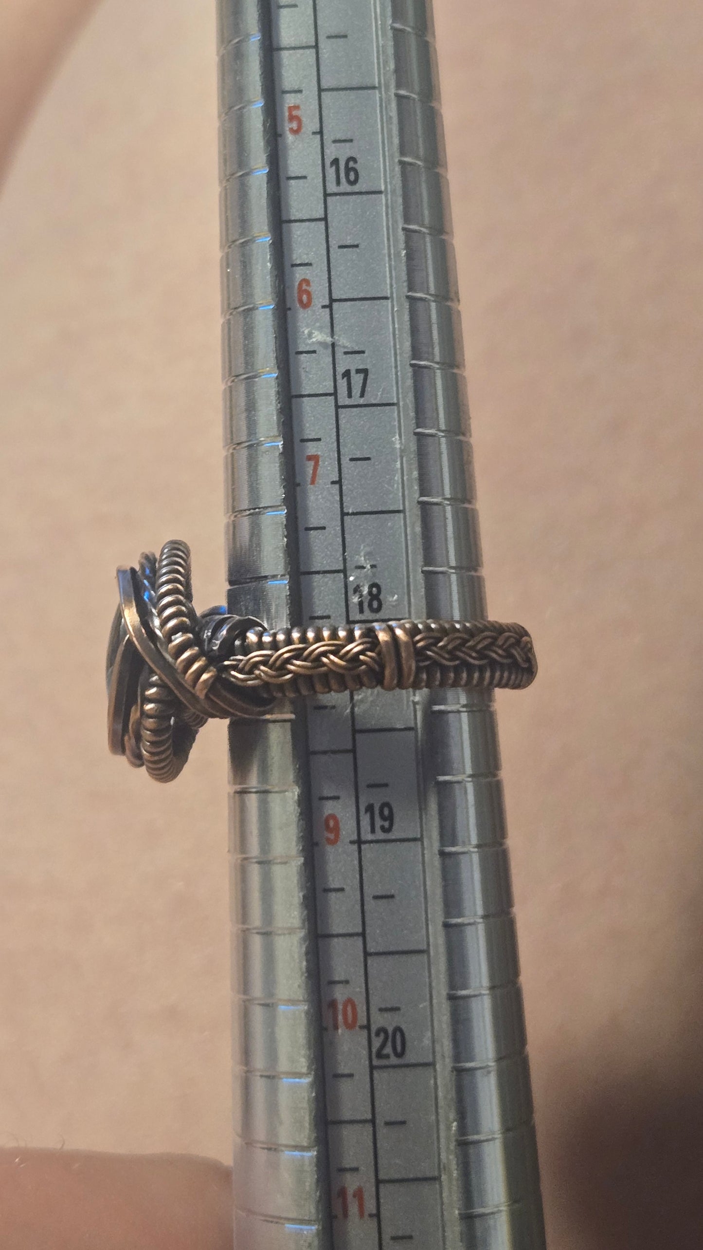 Pietersite Wire Wrapped Ring