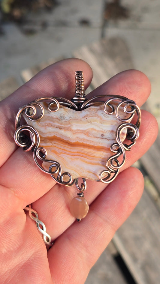 Butterfly Wire Wrapped Pendant