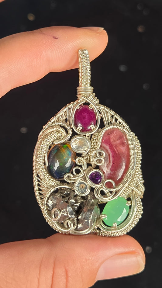 Spookylicous Wire Wrapped Pendant