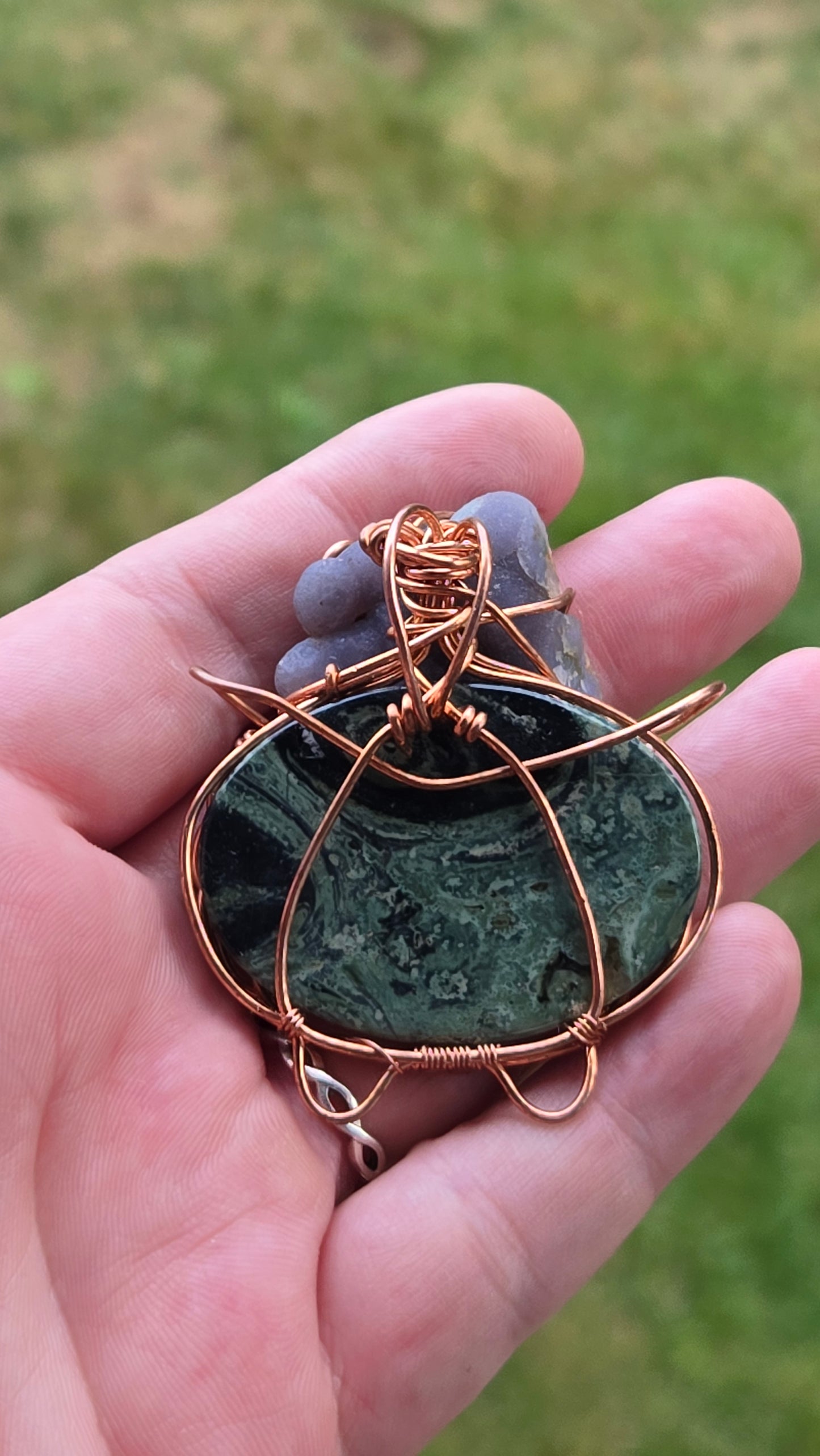 Cauldron Wire Wrapped Pendant