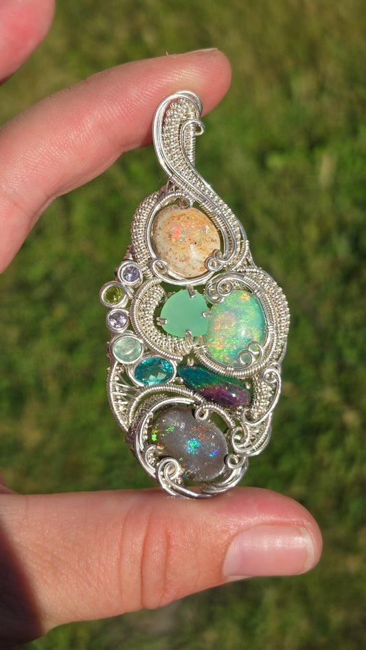 Mystical Wire Wrapped Pendant
