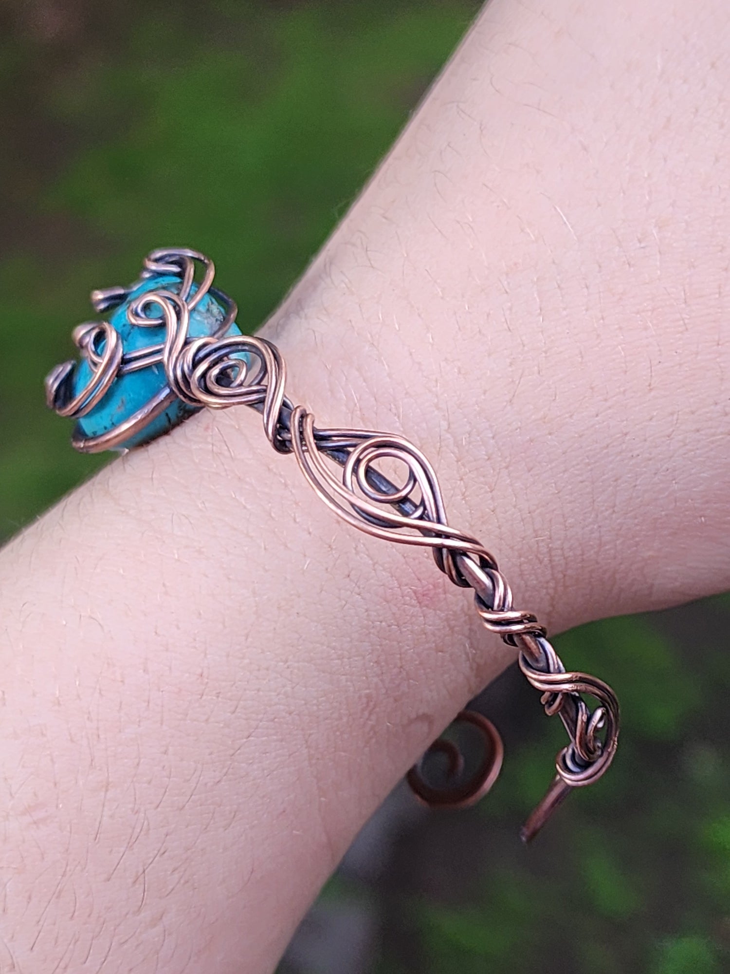 Adjustable Wire Wrapped Bracelet – Blissful Creations by Teresa