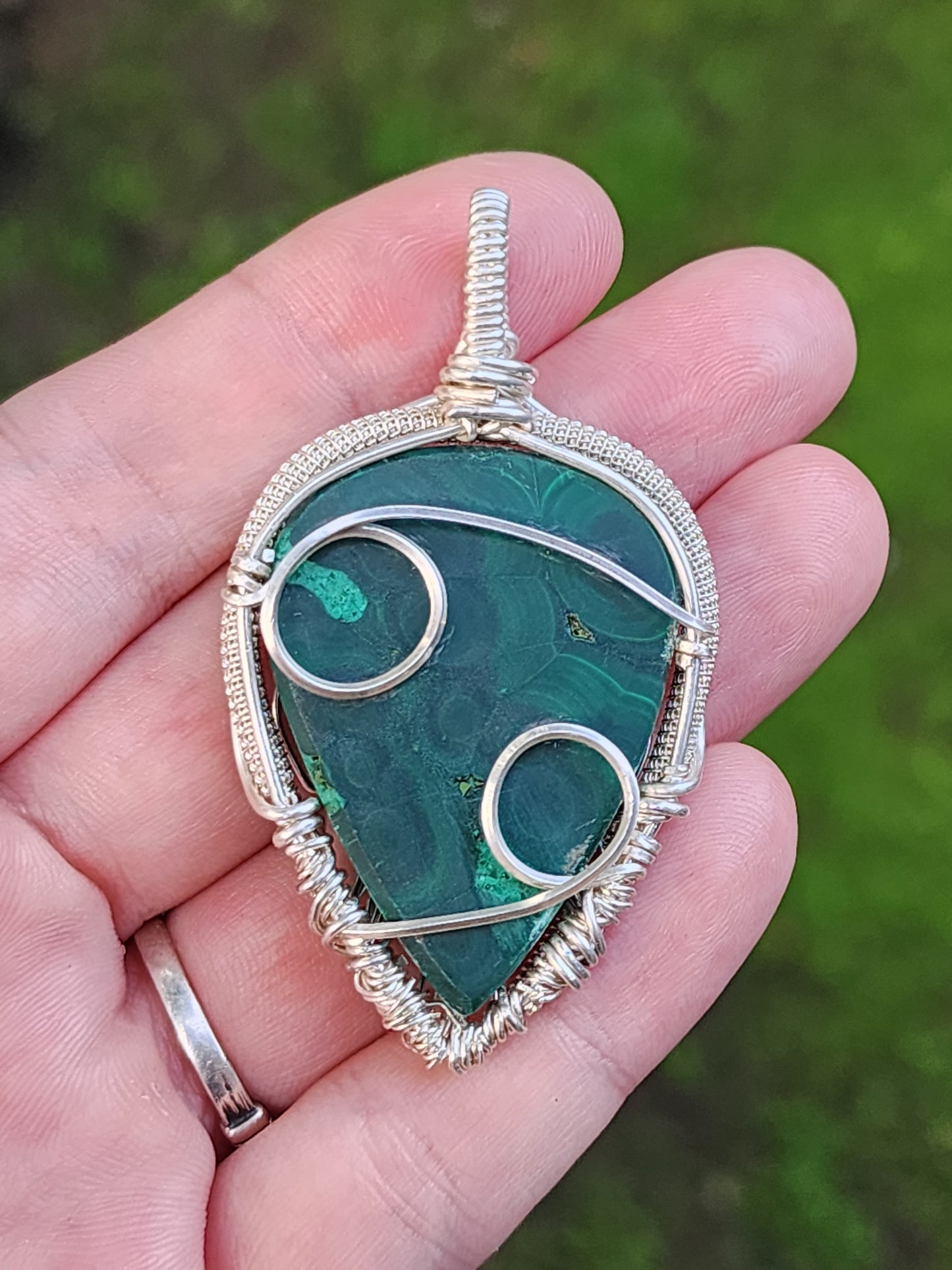 Cancer Wire Wrapped Pendant