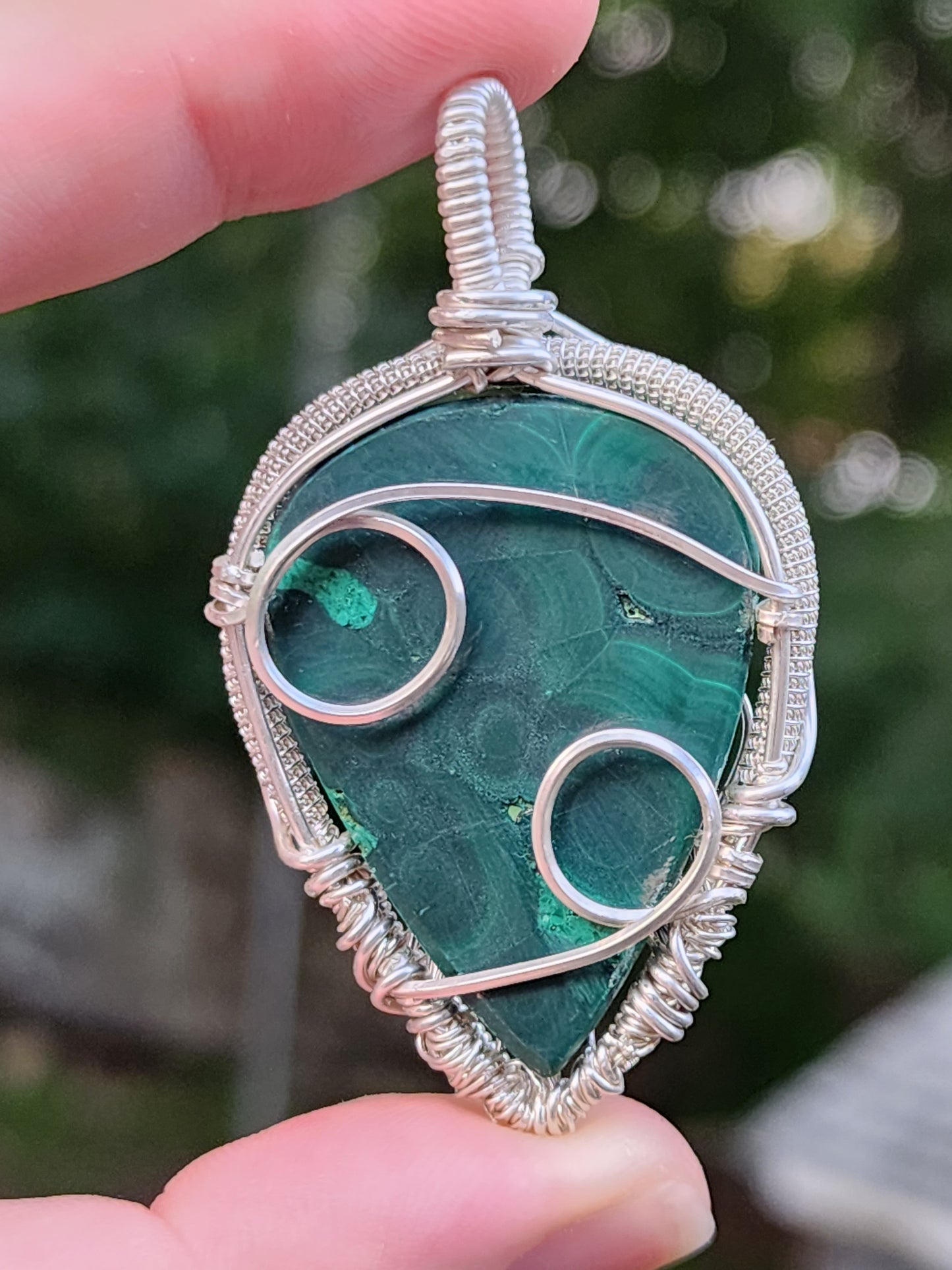 Cancer Wire Wrapped Pendant