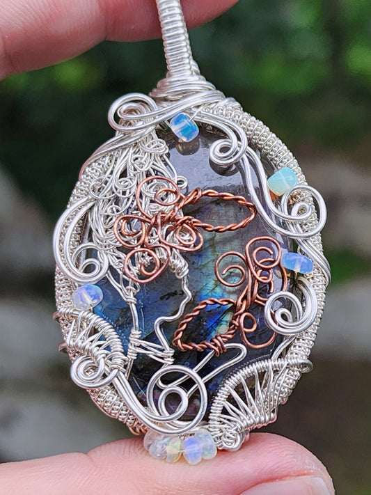 Pisces Wire Wrapped Pendant