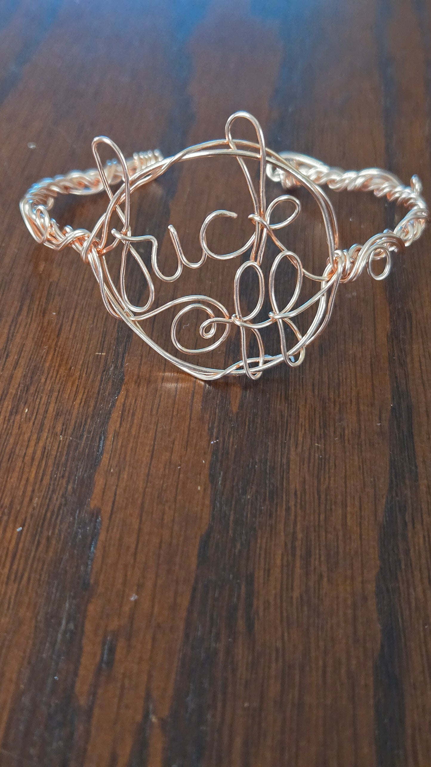 Fck Off Wire Wrapped Cuff