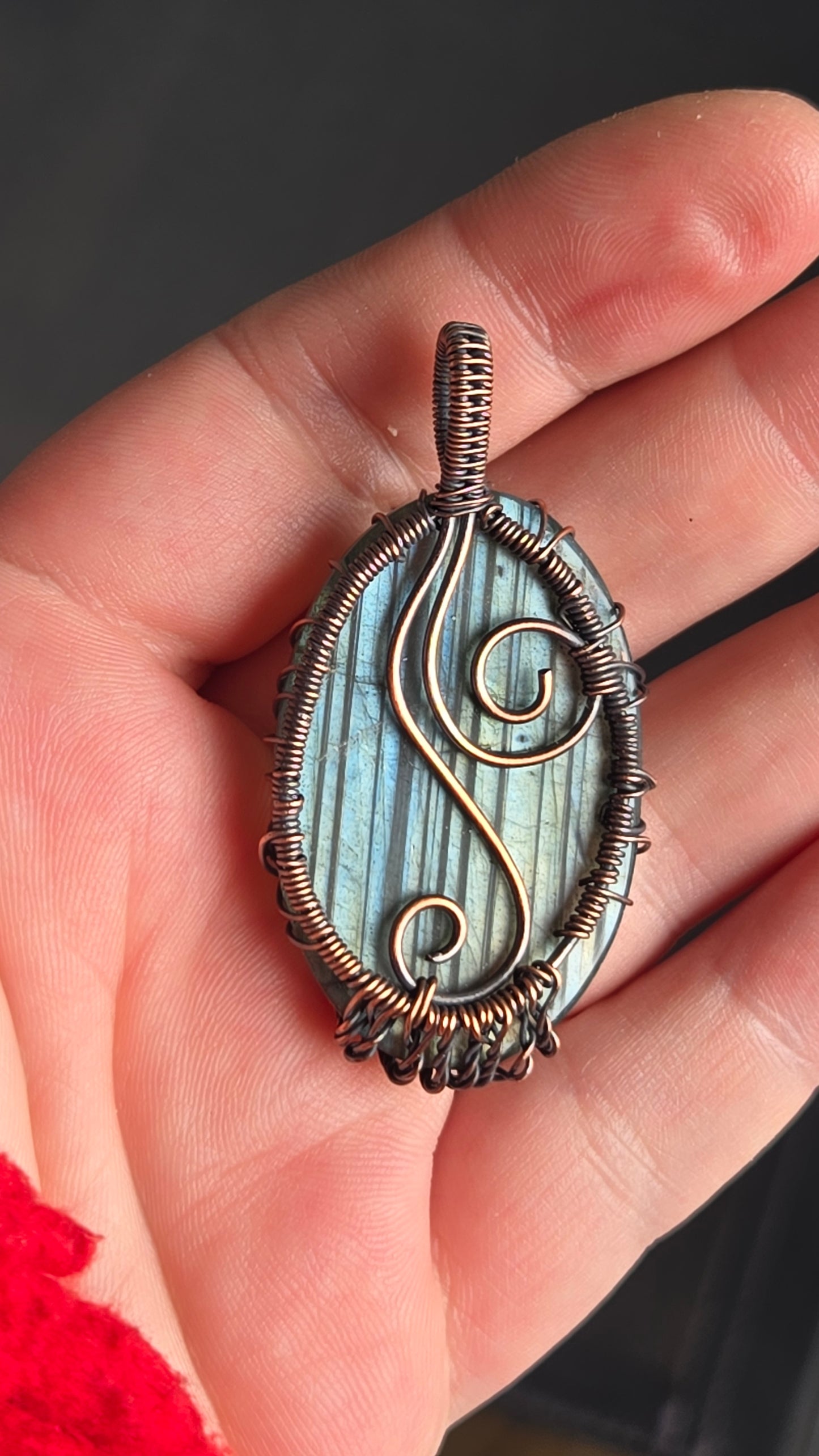 Tree Wire Wrapped Pendant