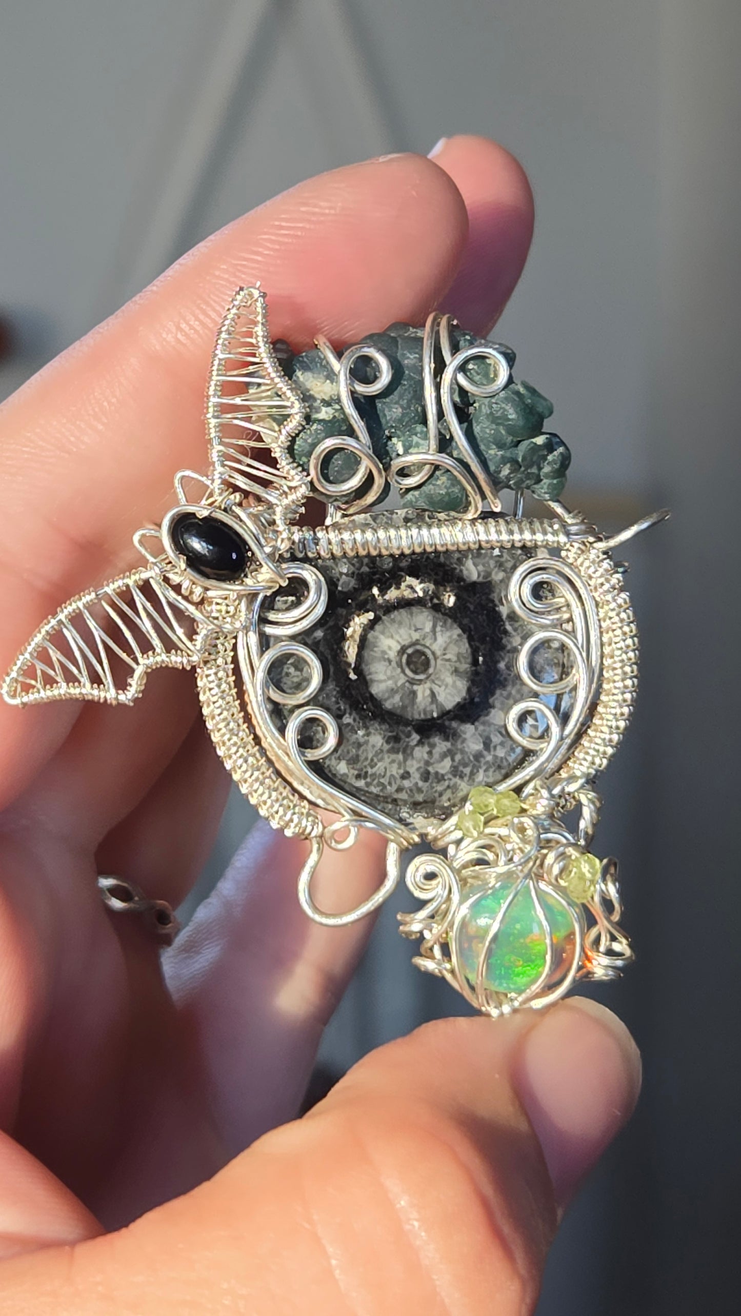Magical Wire Wrapped Pendant