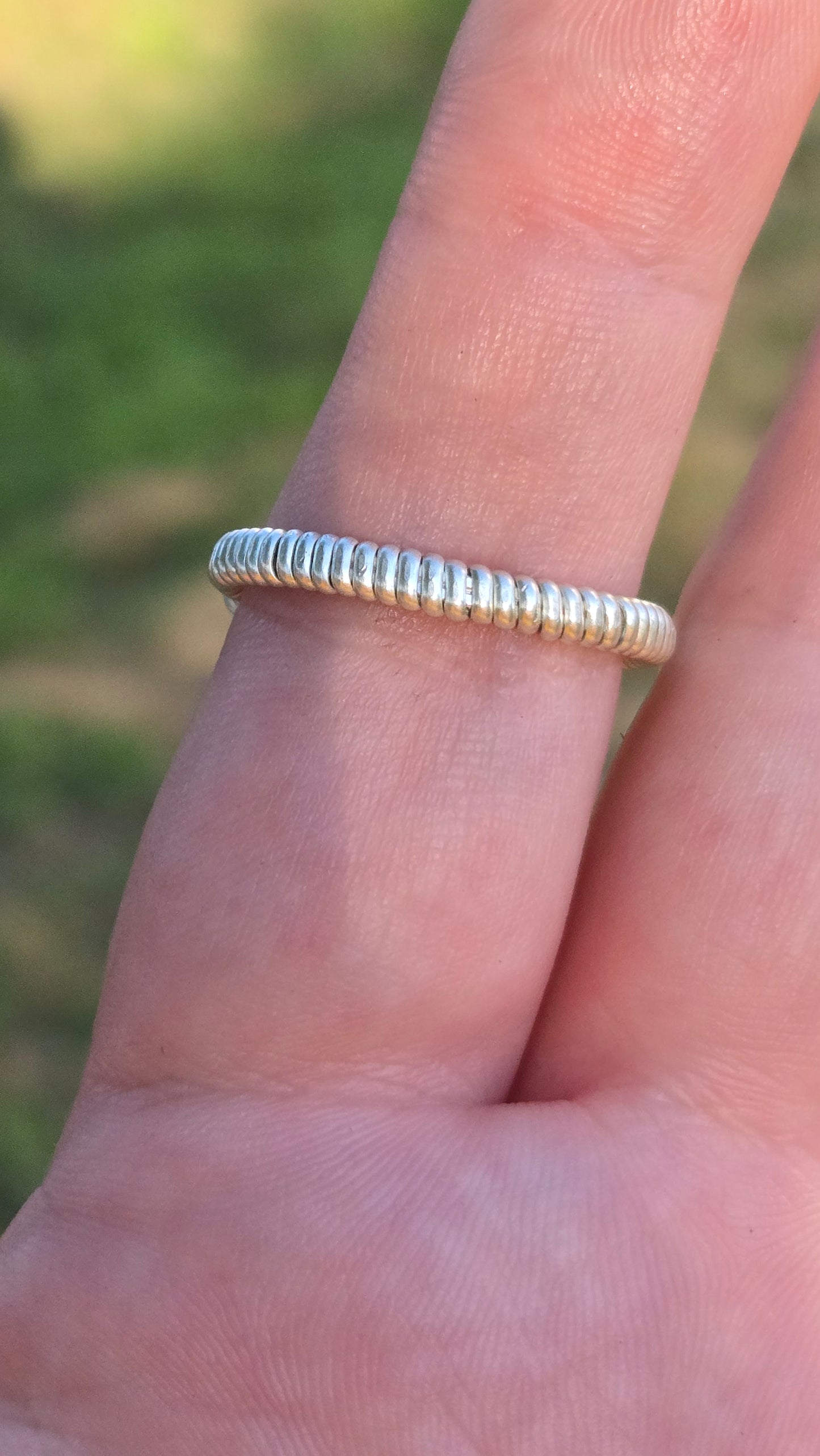Garnet Wire Wrapped Ring