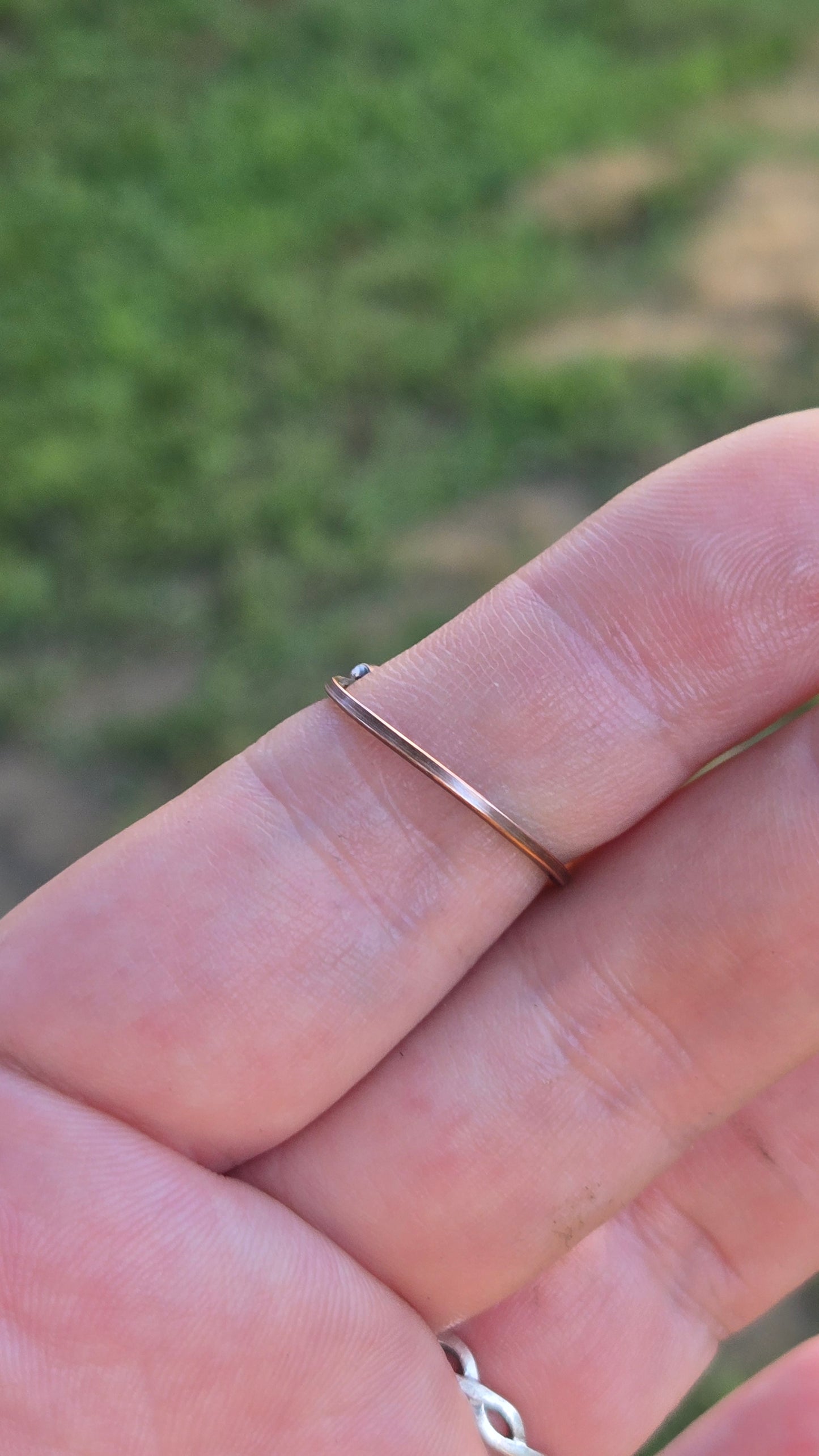 Andalusite Wire Wrapped Ring