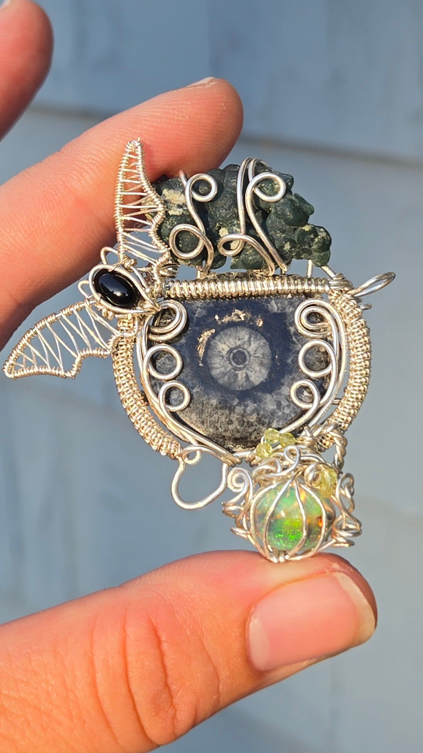 Magical Wire Wrapped Pendant