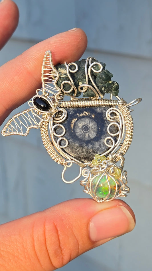 Magical Wire Wrapped Pendant