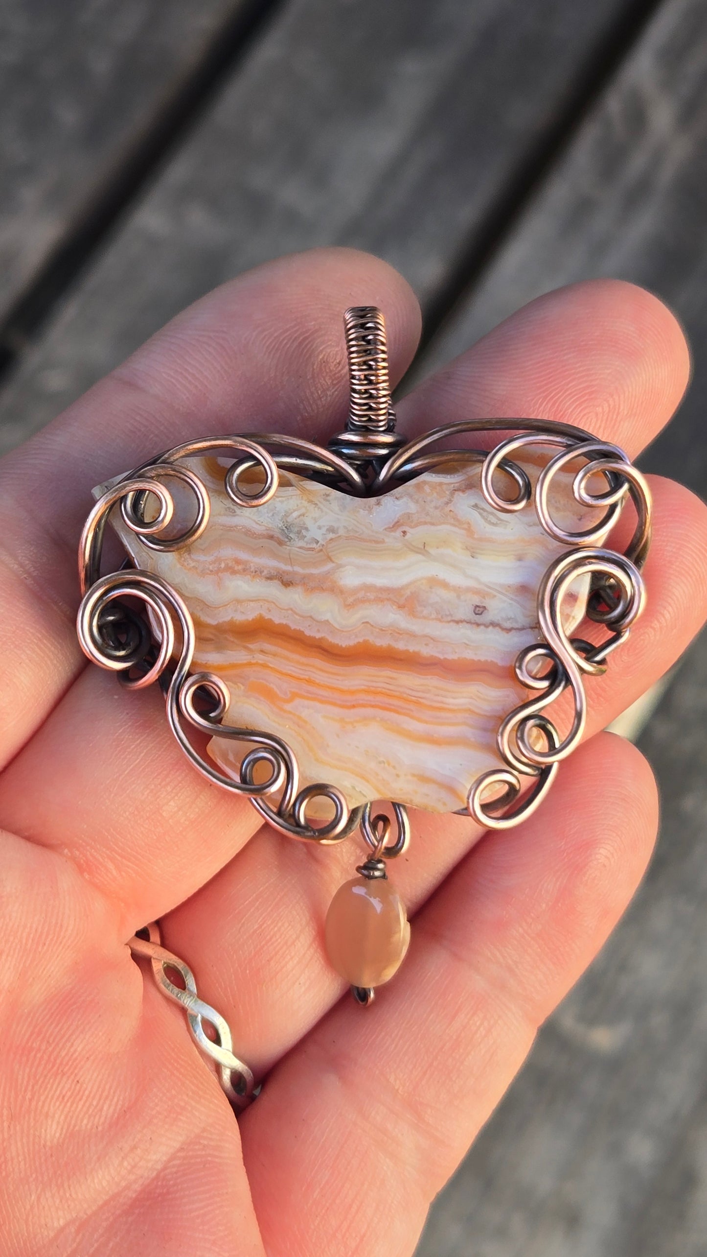 Butterfly Wire Wrapped Pendant