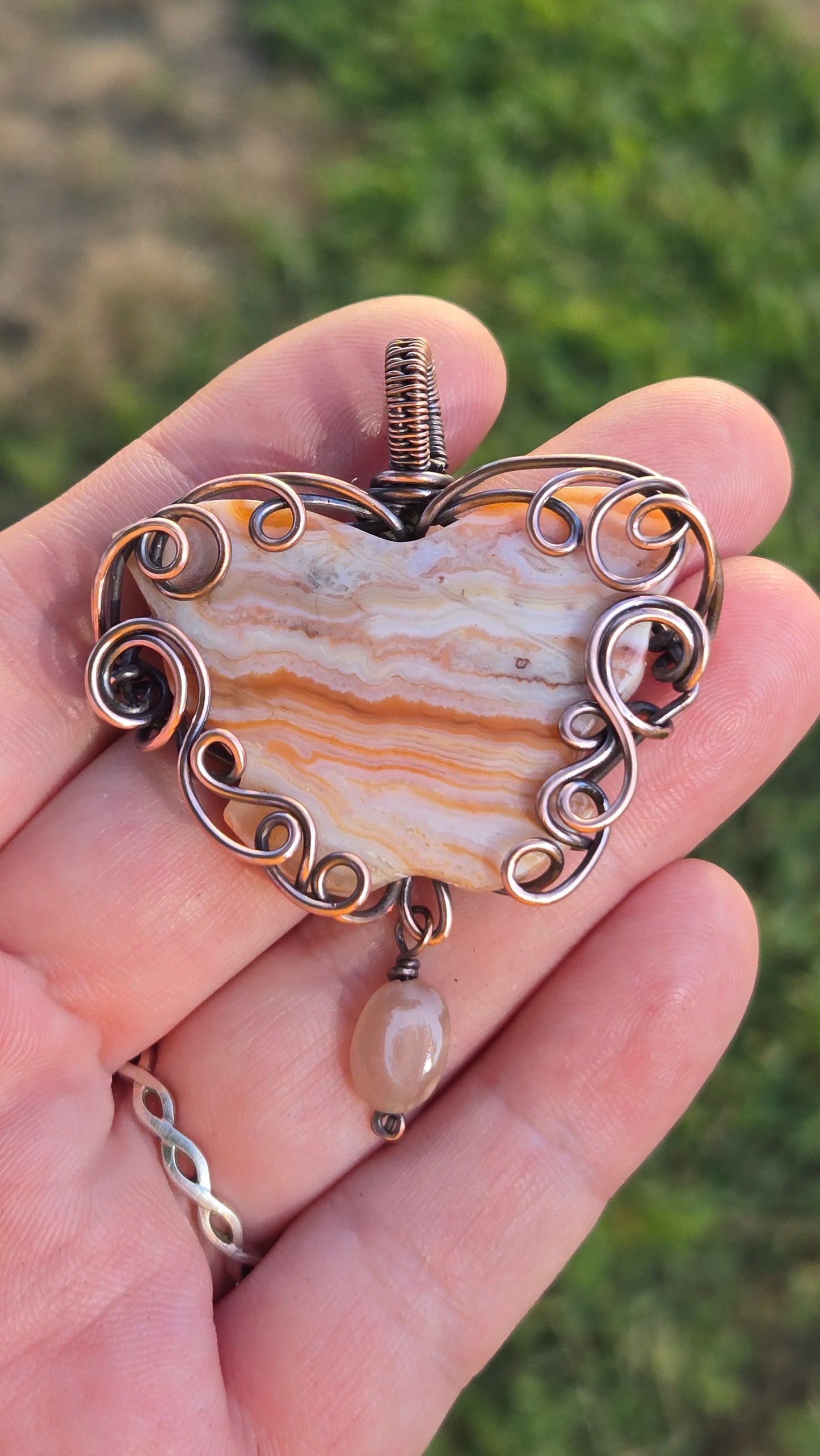 Butterfly Wire Wrapped Pendant