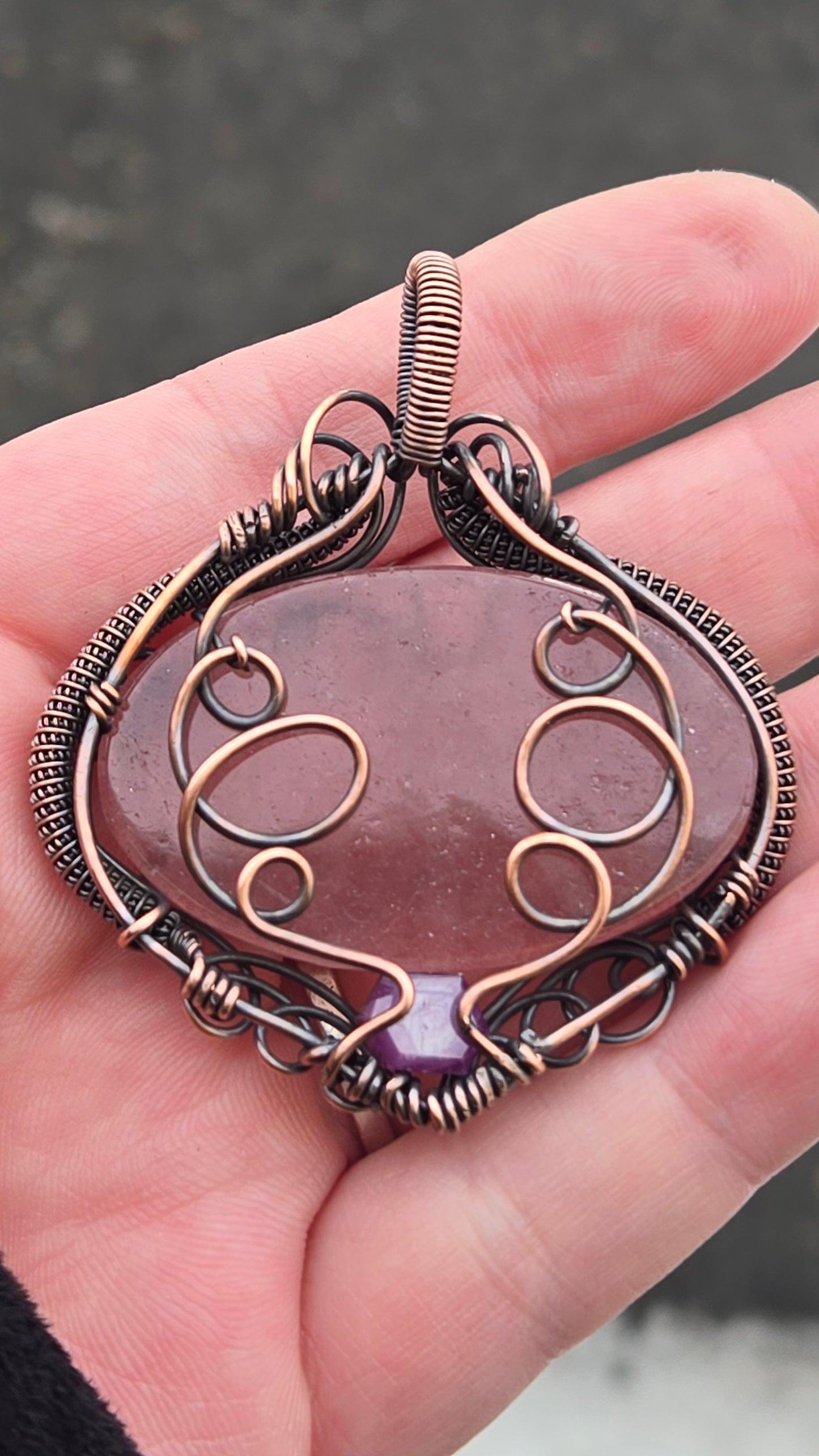 Yo Momma Wire Wrapped Pendant