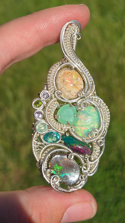 Mystical Wire Wrapped Pendant