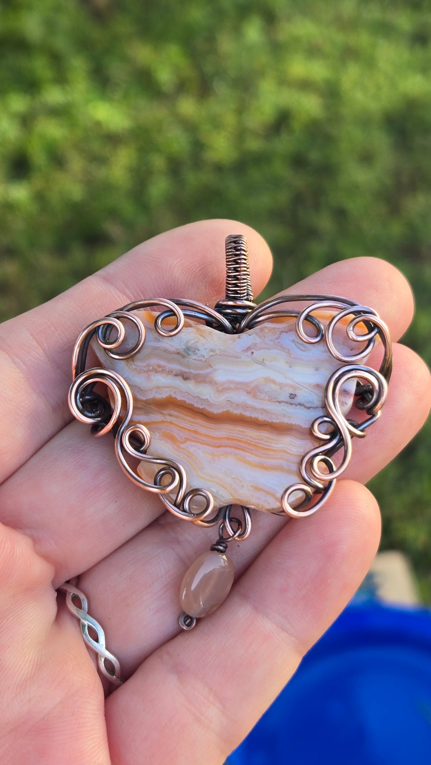 Butterfly Wire Wrapped Pendant