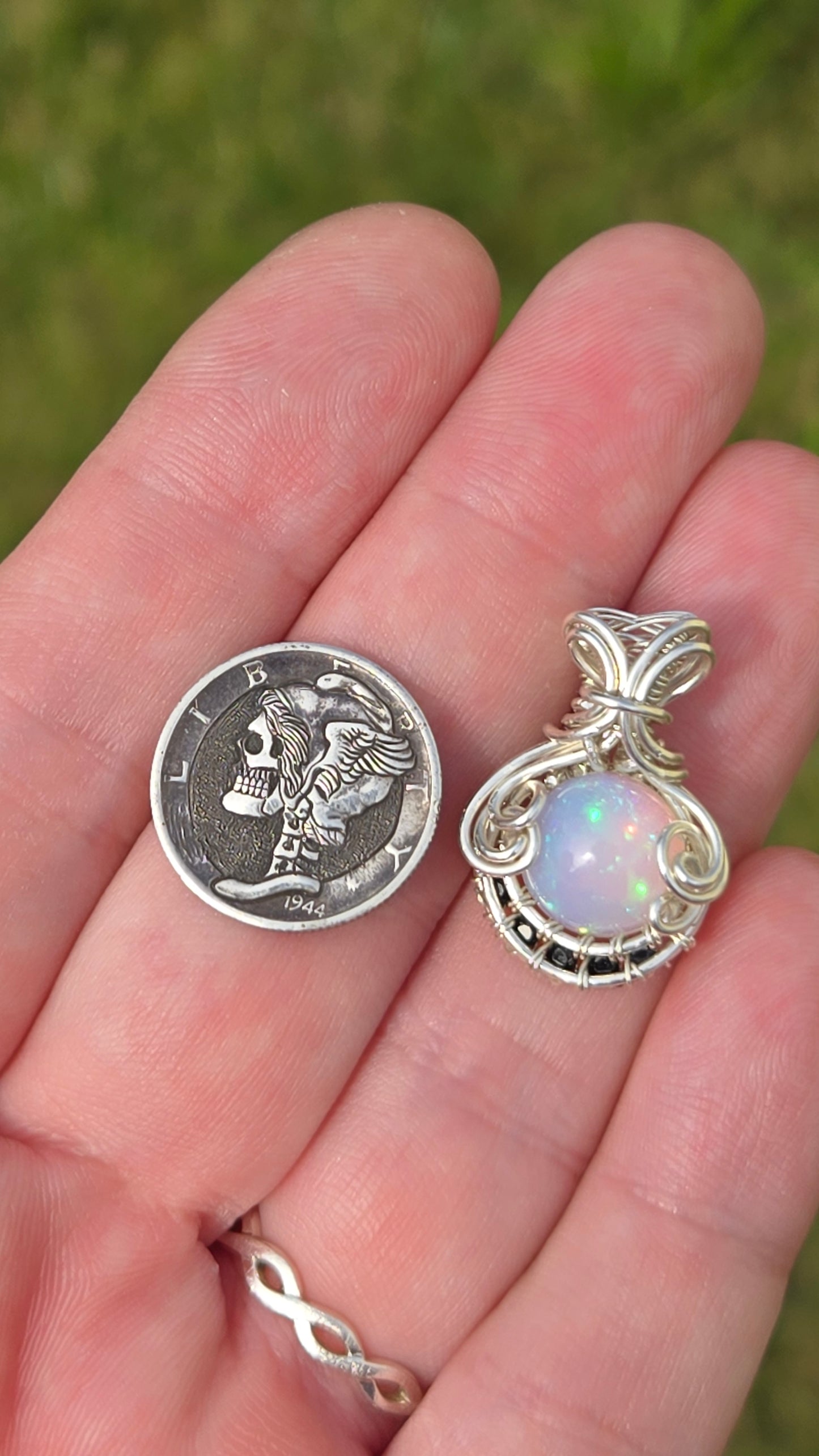 Mini Wire-wrapped Pendant