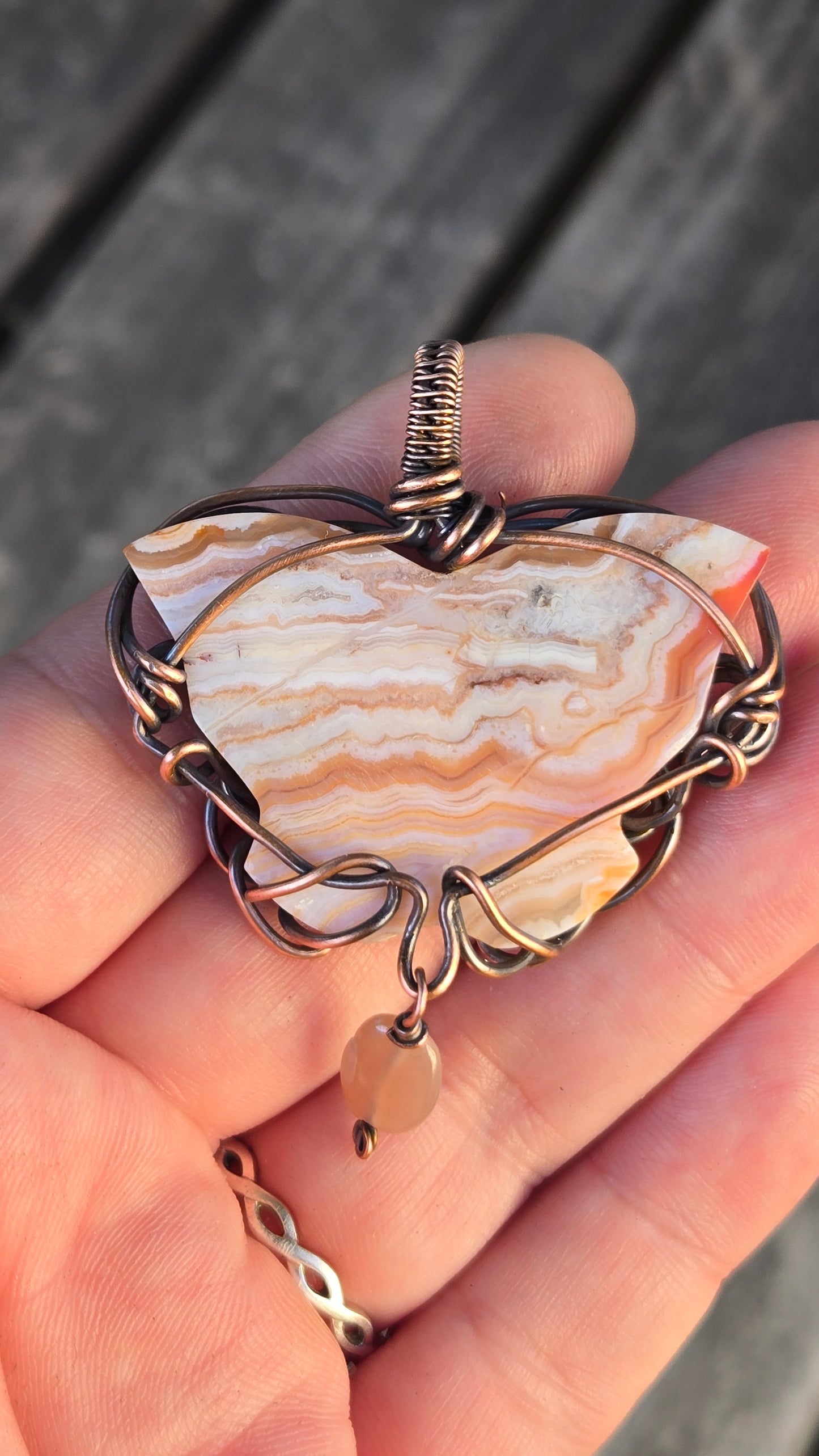 Butterfly Wire Wrapped Pendant