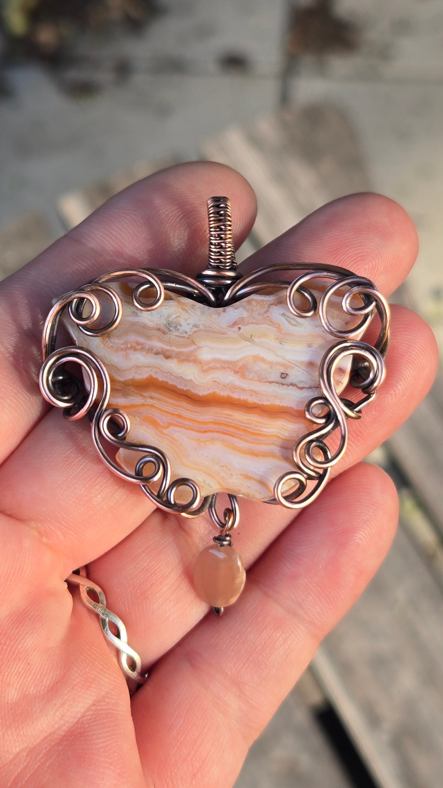 Butterfly Wire Wrapped Pendant