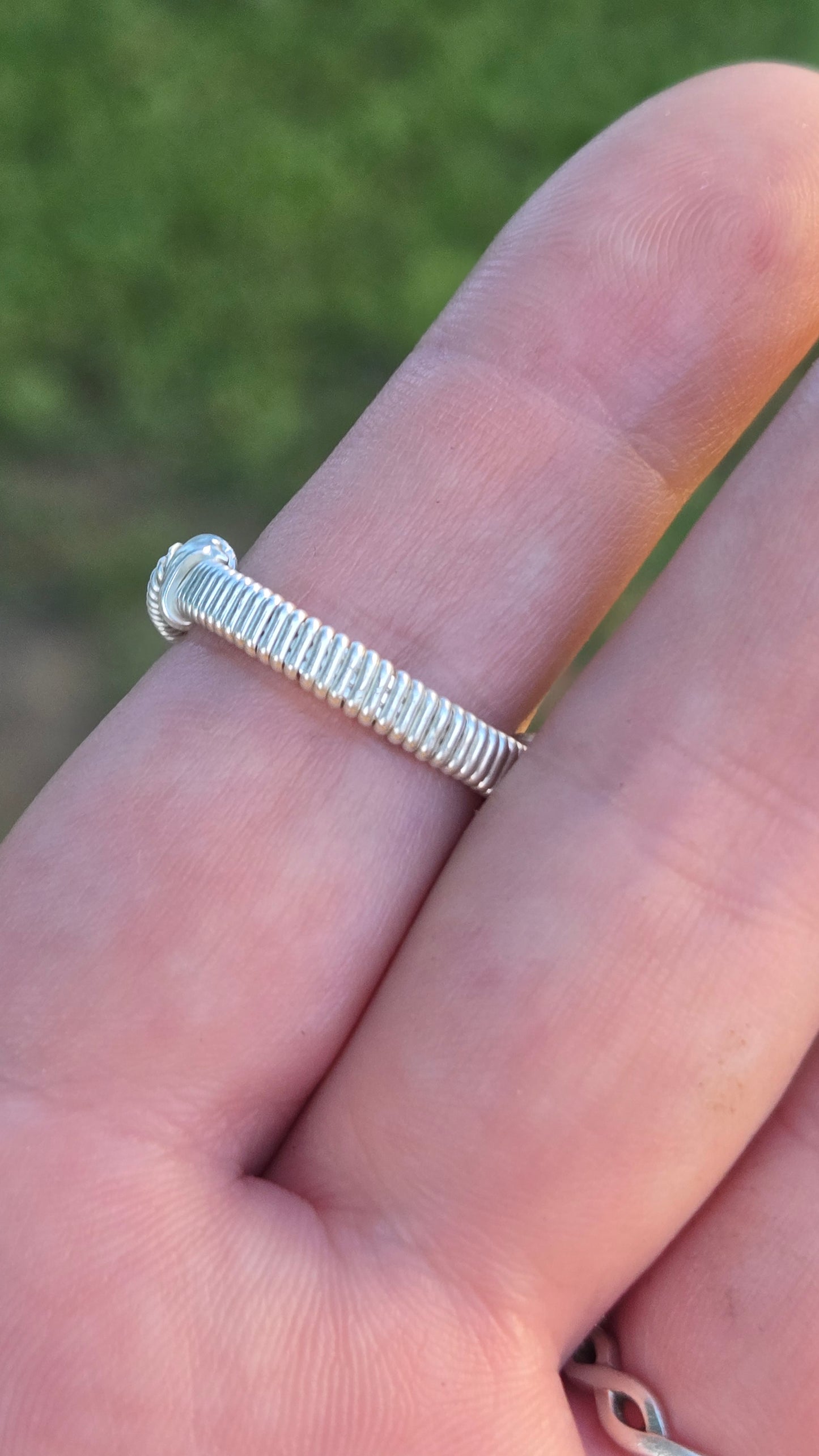 Chrysocolla Wire Wrapped Ring