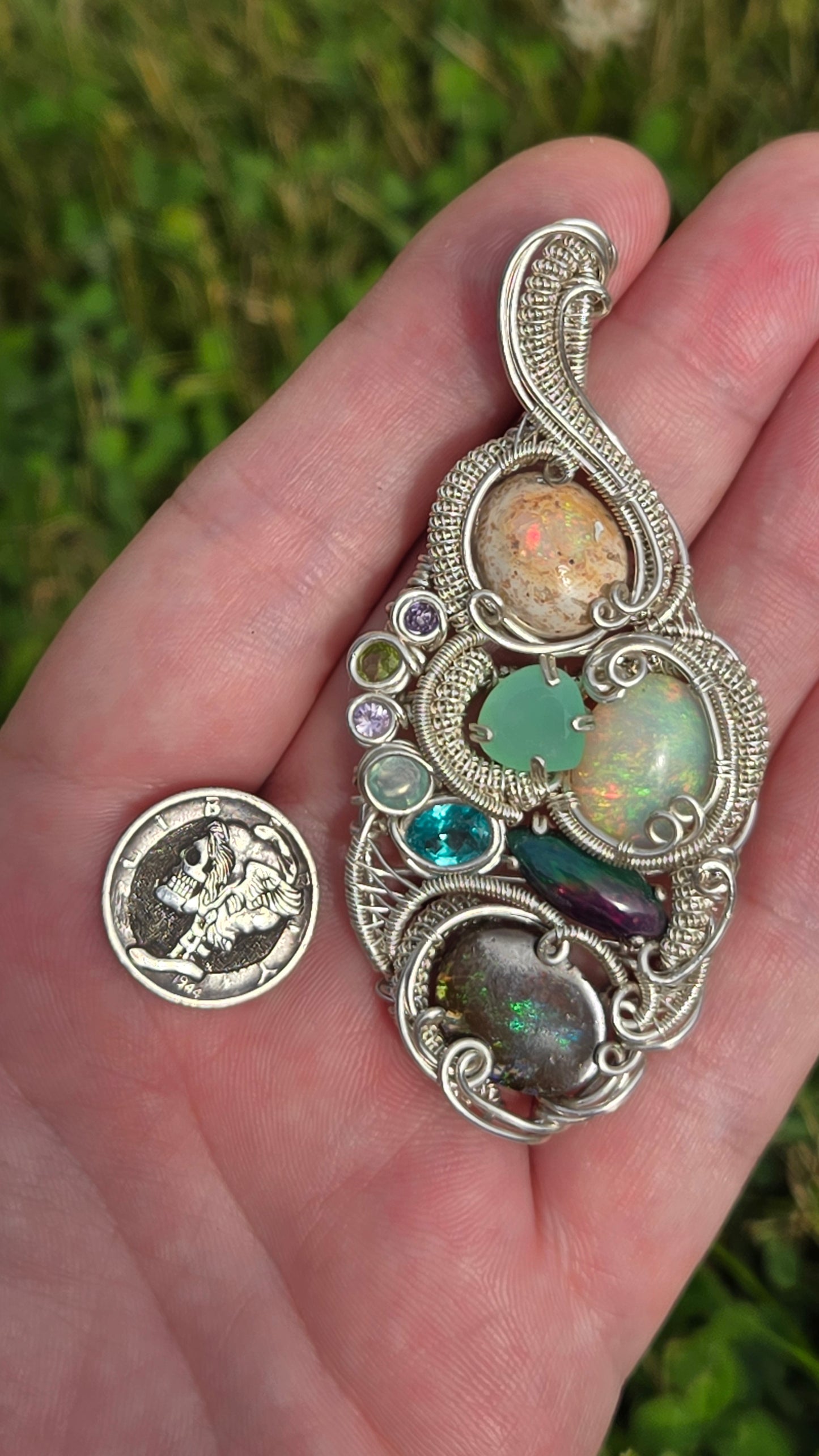 Mystical Wire Wrapped Pendant