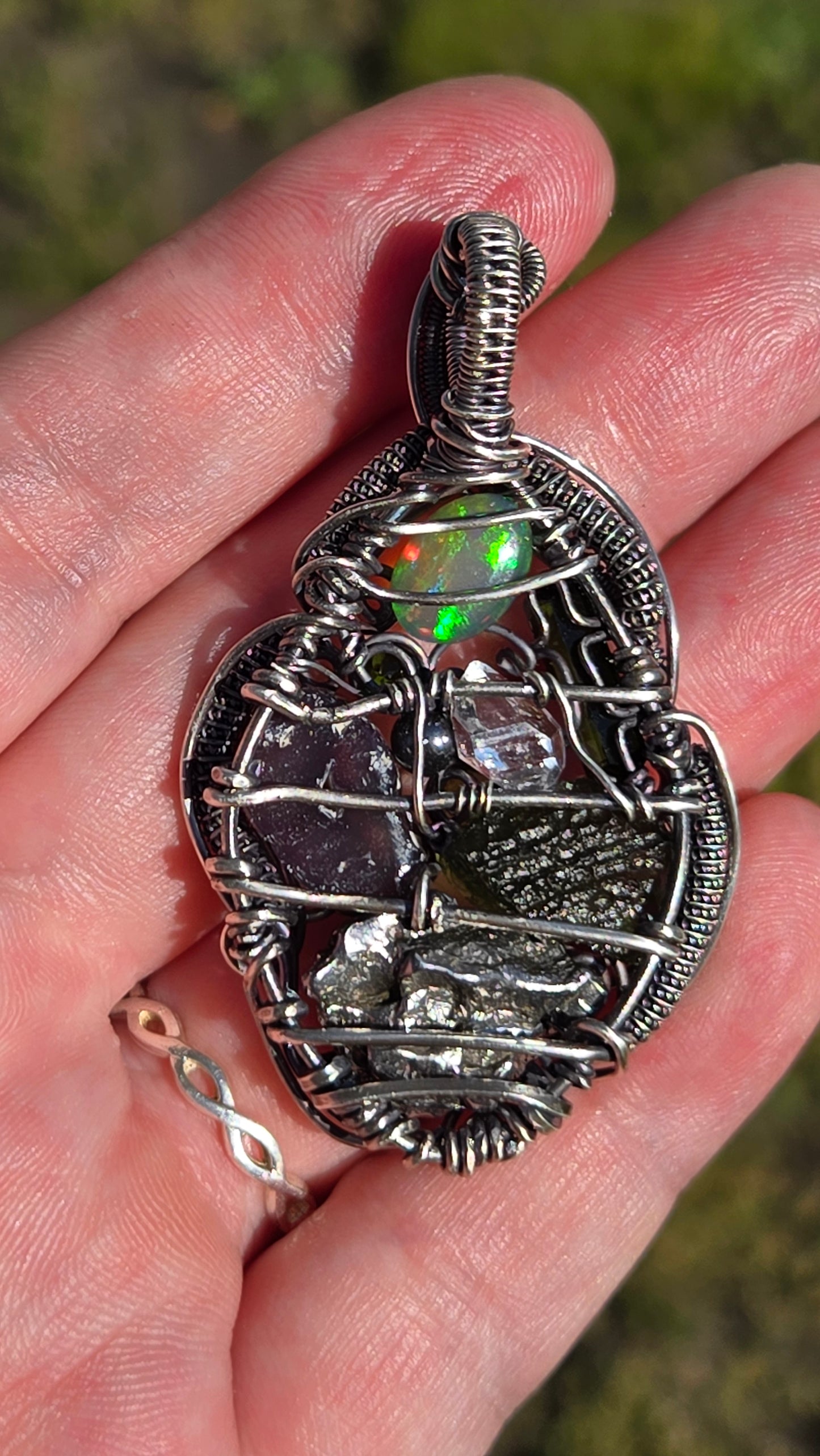 Out of this World Wire Wrapped Pendant