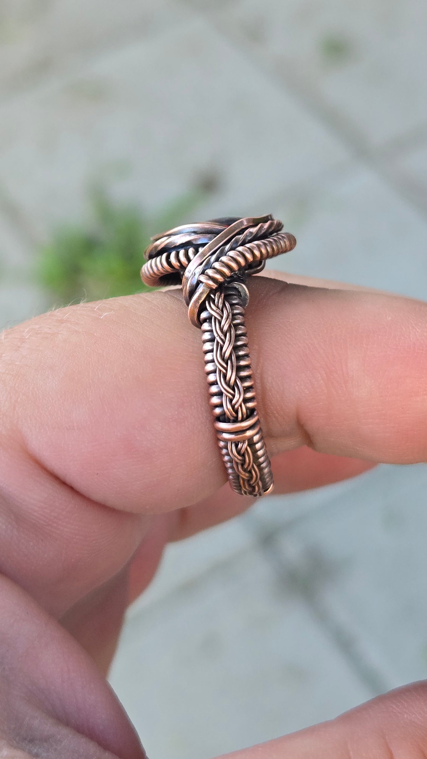 Pietersite Wire Wrapped Ring
