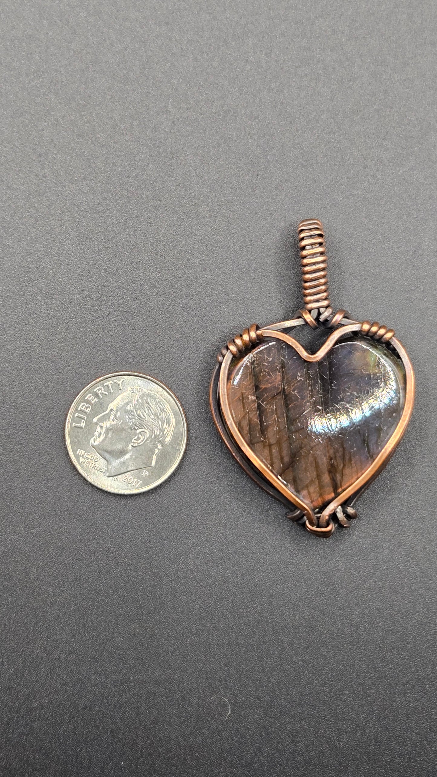 Labradorite Wire Wrapped Pendant
