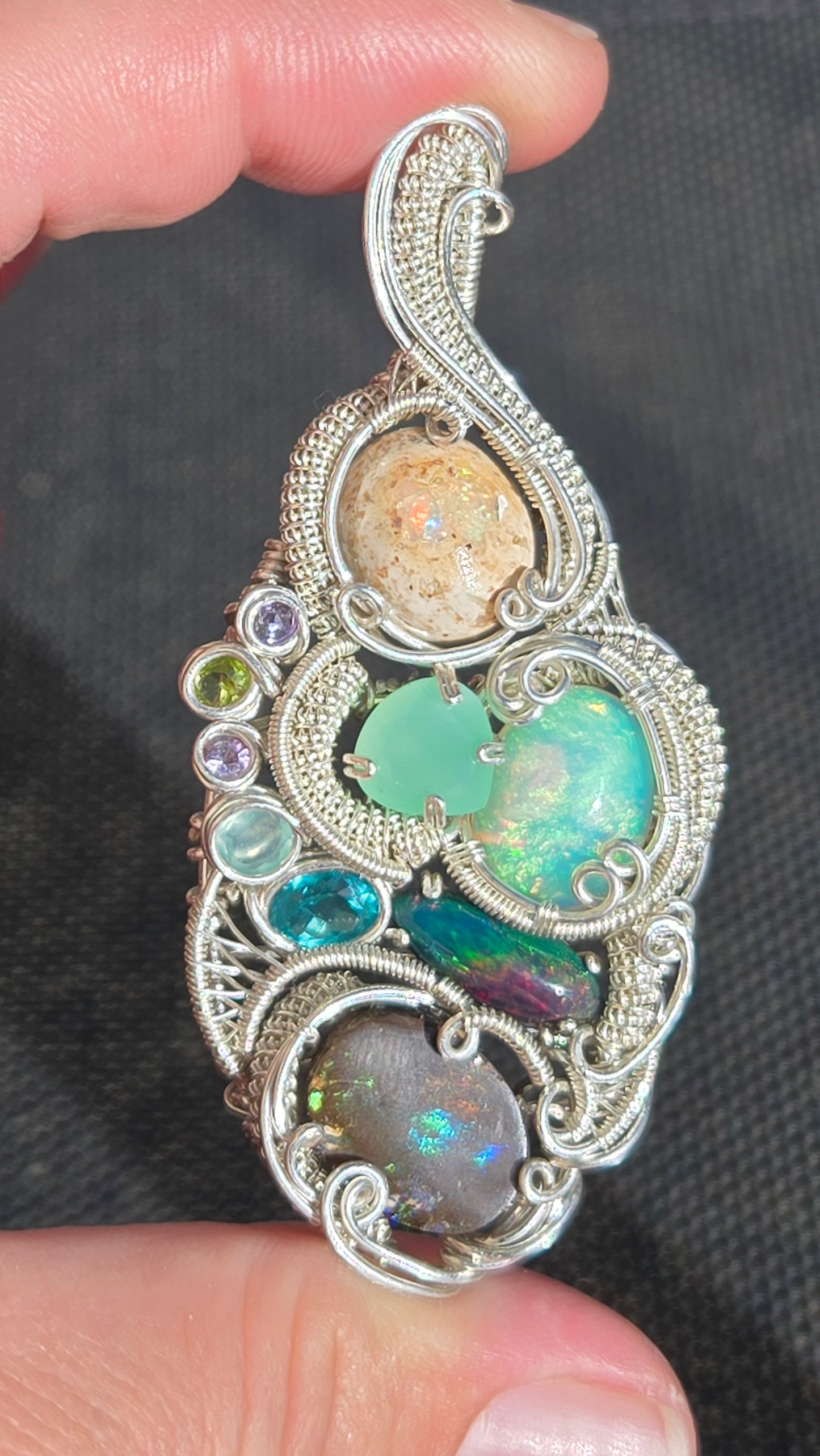 Mystical Wire Wrapped Pendant