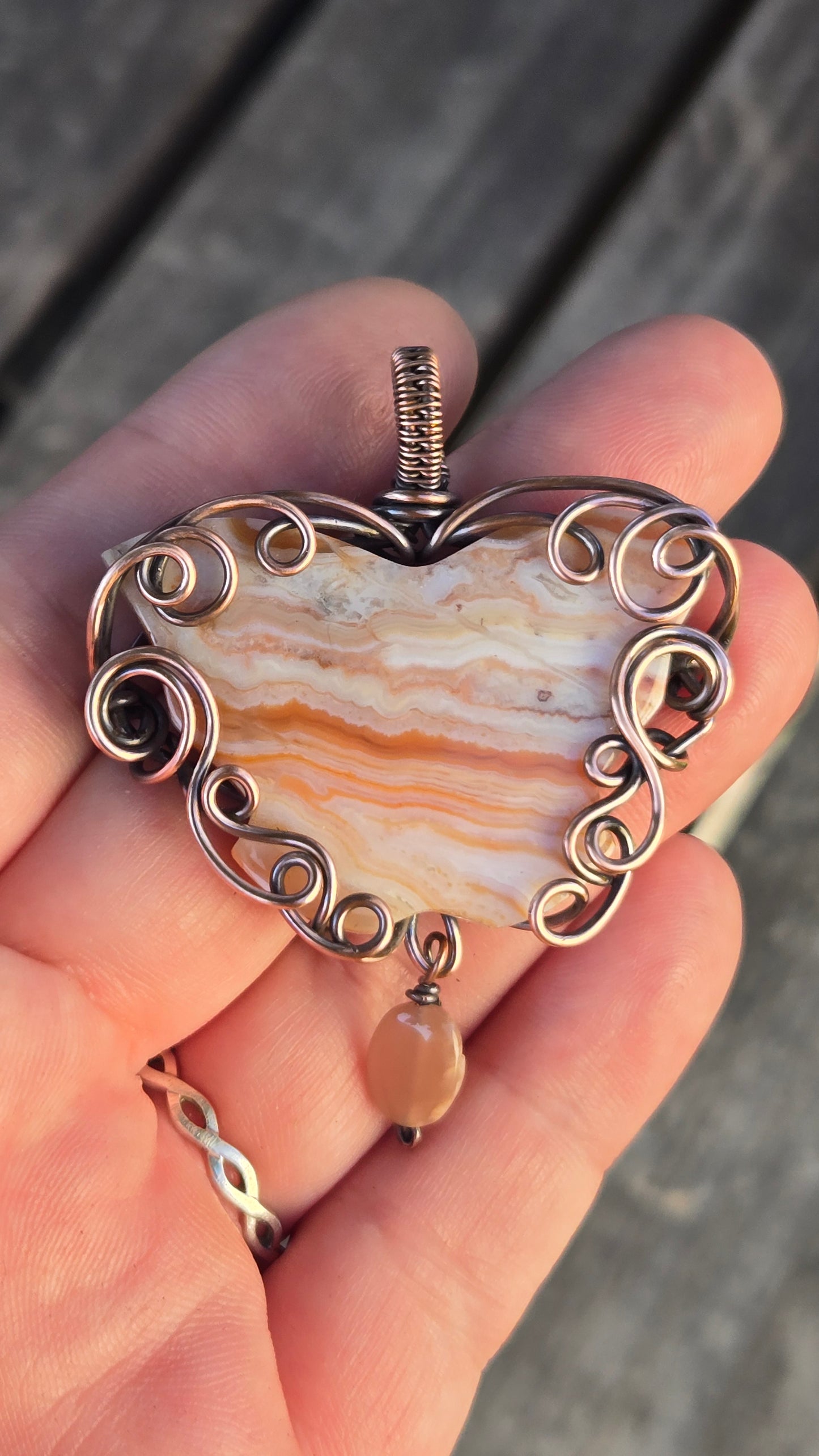 Butterfly Wire Wrapped Pendant