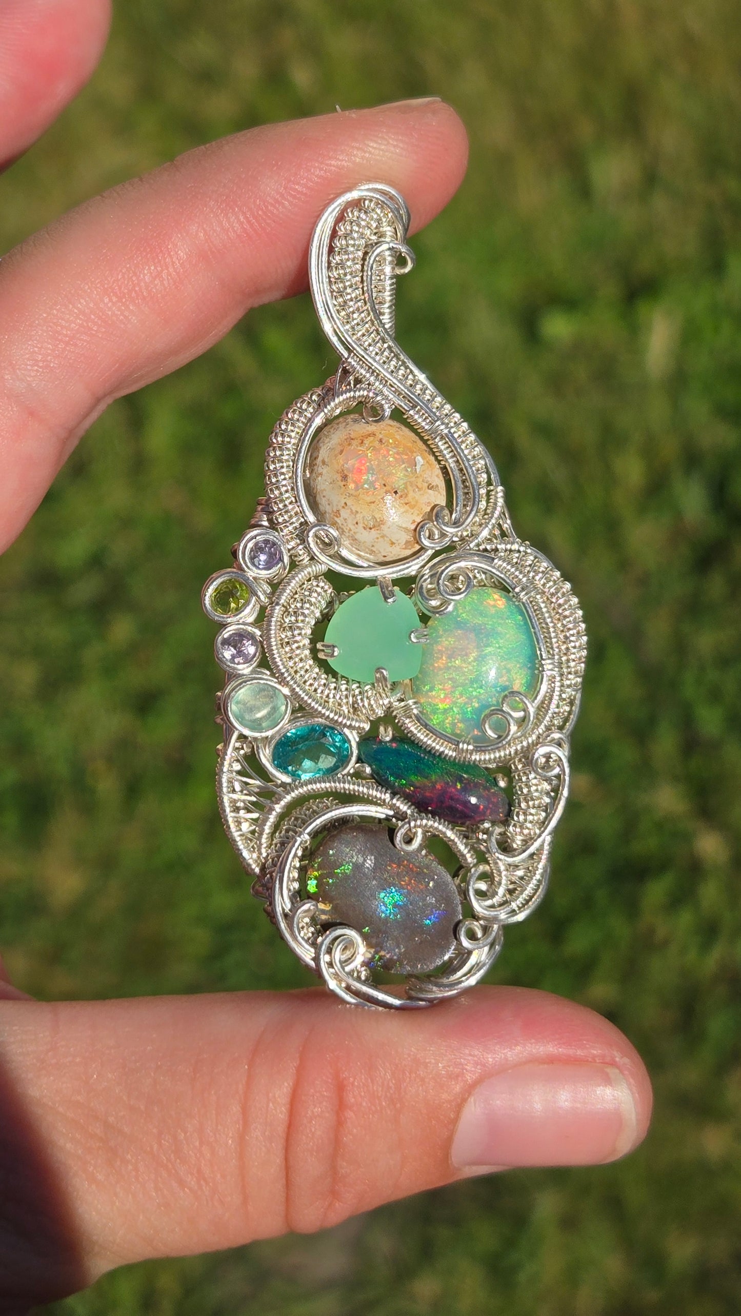 Mystical Wire Wrapped Pendant